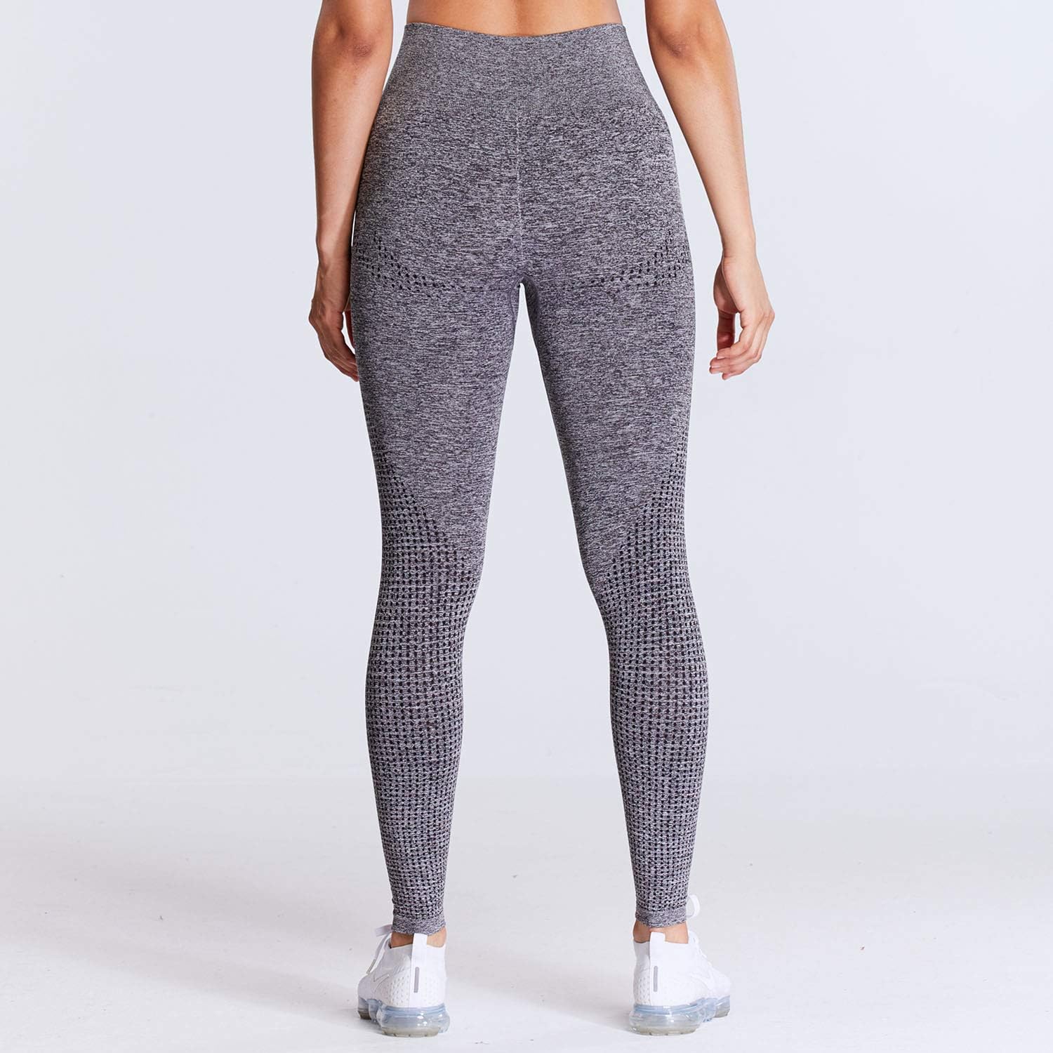 Aoxjox Women's High Waist Workout Gym Vital Seamless Leggings Yoga Pants: Clothing