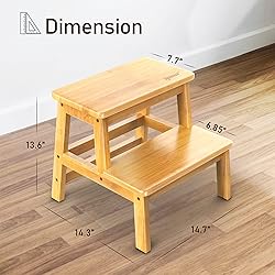 IPOW Multi-Purpose 2 Step Stool for Kids Adults