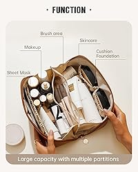 EACHY Travel Makeup Bag,Large Capacity Cosmetic