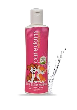 Caredom Herbal Pet Puppy and Kitten Shampoo - Anti Ticks & Fleas Herbal Puppy & Kitten Shampoo (200 ml)