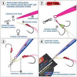 Capt Jay Fishing Assist Hooks Jigging Slow Fishing