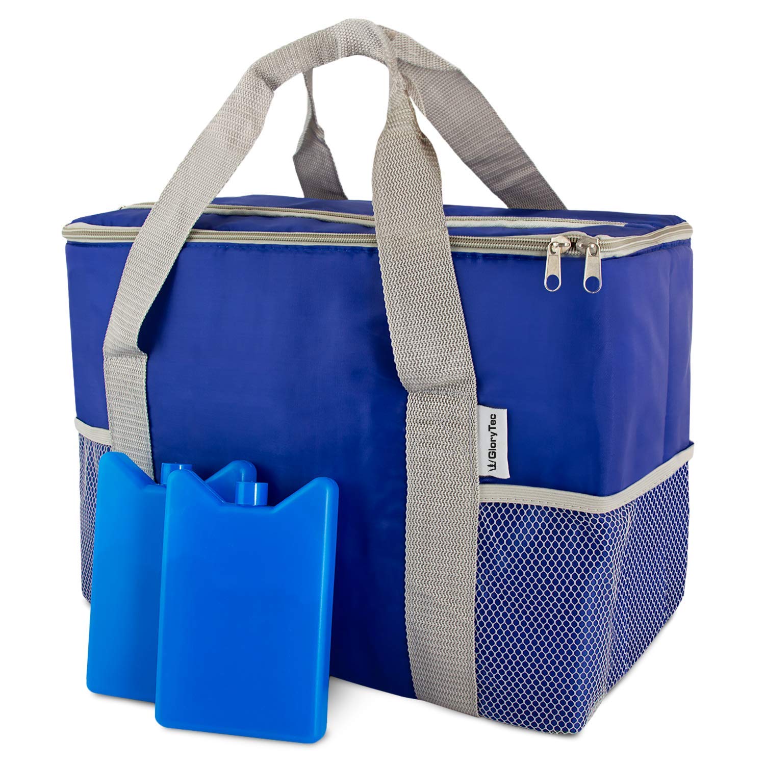 XXL Cooler Bag Blue Large Insulated Bag 28x18,5x35cm 20 Liter