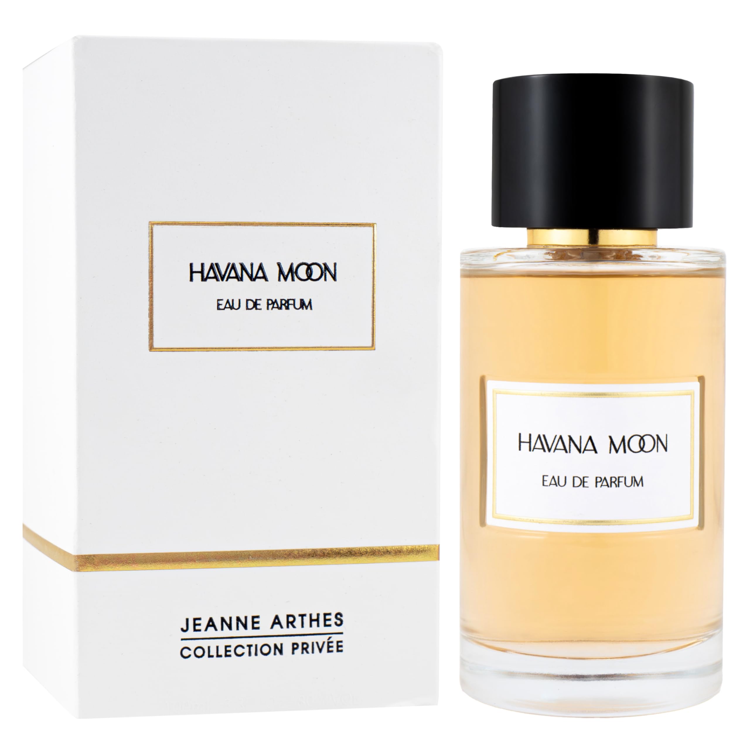 JEANNE ARTHES – Private Collection – Havana Moon - Eau de parfüm herren – Orientalisch & Gourmet – Tonkabohne, Vanille – Hergestellt in Grasse – 100 ml Sprühflasche