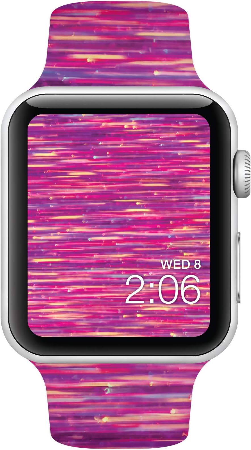 Watchitude Watch Band, Compatible with Apple Watch - Strong Custom Watchband, Safe Silicone Strap, Collectible, Iwatch Bands, Sport Watches, Straps for Women and Men, Kids