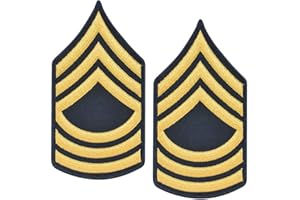 MEDALS OF AMERICA EST. 1976 Army Master Sergeant MSG E8 Cloth Rank for ASU Size Male