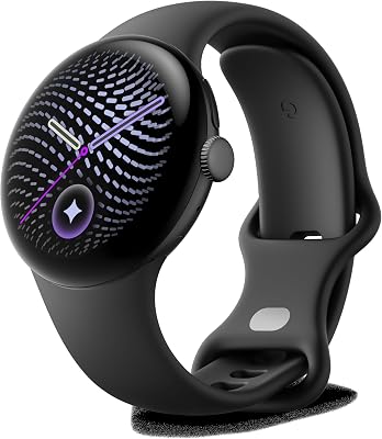 Pixel Watch 5 (45 mm) - Smartwatch - Negro Mate/Obsidianaa, Wi-Fi