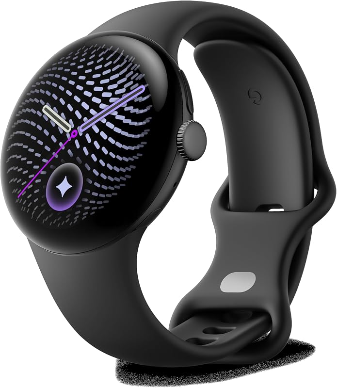 Pixel Watch 5 (45 mm) - Smartwatch - Negro Mate/Obsidianaa, Wi-Fi