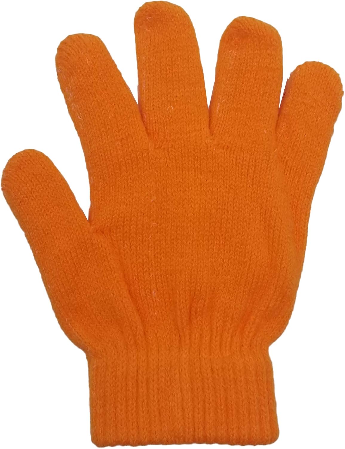 Kids Winter Magic Gloves, 12 Pairs Warm, Cute, Colorful, Stretchy Wholesale for Boys Girls, Children: Clothing