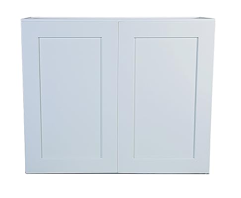 Design House Brookings 33-Inch Wall Cabinet, White Shaker