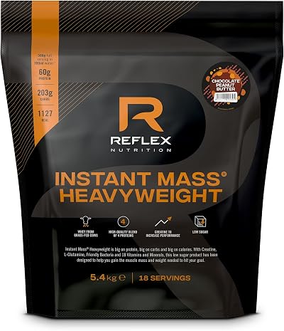 Reflex Instant Mass Heavyweight 5.4kg Chocolate Peanut Butter Mass Gainer