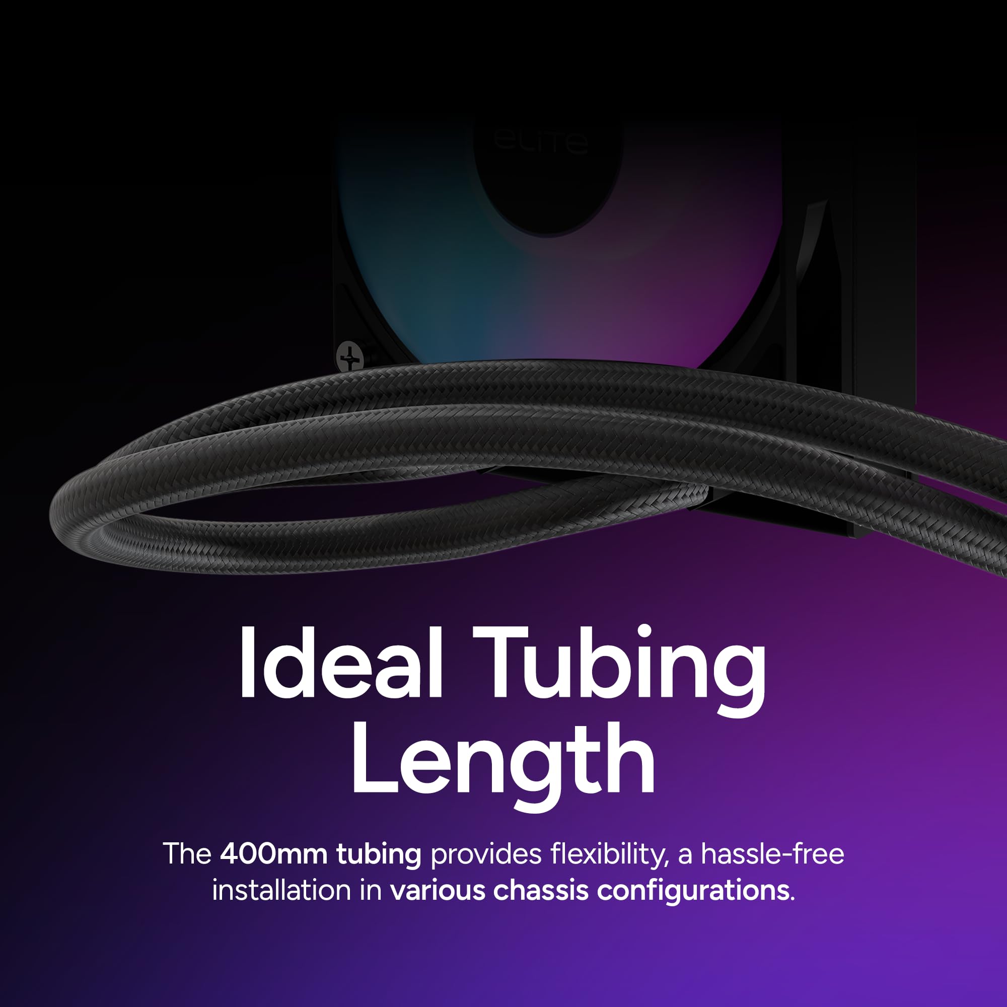 Cooler Master 360 Elite Liquid CPU Liquid Cooler, Dual-Chamber Pump, Customizable aRGB Lighting, Maintenance-Free, AMD Ryzen 9 AM5|4, Intel Ultra 9 LGA 1851|1700 Design by Cooler Master