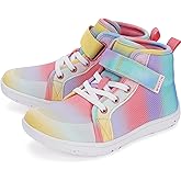 WHITIN Kids/Toddler Wide Barefoot Shoes | Girls/Boys Classic High Top Sneakers | Wide Foot Freedom | Natural Growth