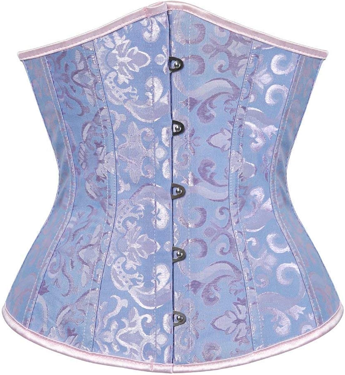 Flower Tapestry Underbust Womens Corset Classic 2020 Corset with Comfortable Sizes G String Blue