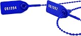 cocolele 100x Dark Blue Tamper Seals Zip Ties Fire Extinguisher Security Tags view 4