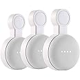 Outlet Wall Mount Holder for Google Nest Mini and Google Home Mini, A Space-Saving Accessories with Cord Management for Google Mini Smart Speaker, No Messy Wires or Screws (3 Pack)