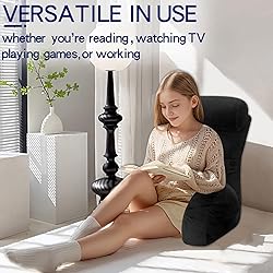 Tinuniyaa Back Pillow for Bed Sitting Up, Reading