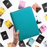 Vault X 4 Pocket Trading Card Zip Binder Teal 160 Cards Exo-Tec view 7