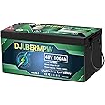 DJLBERMPW 48V 100AH Lifepo4 Battery 5120W Built-in BMS, Up to 15000 Cycles,48 Volt Lithium Battery for Golf cart,RV, Marine, Boat, Solar Energy Storage, Camping, Trolling Motor