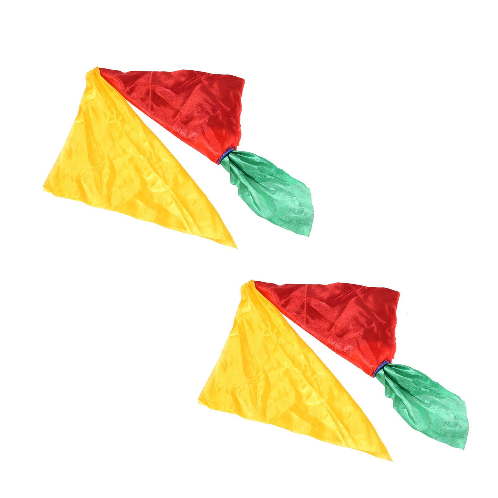 Yetaha 2PCS Change Colour Silk Scarf Magic Trick Prop, Conjuring Props Illusion Magic Trick Hanky Props Scarf for Street Magic Parties Birthday Kids Magic Tricks Supplies