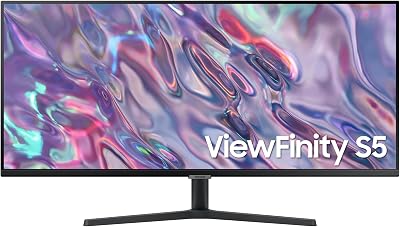 Écran PC View Finity S50GC 34" , Flat , UWQHD 3440x1440 , 100Hz , VA , 5ms , Flat , HDR10 , 3000:1 , HDMI , DisplayPort