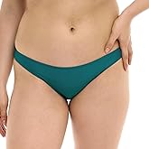 Body Glove Womens Smoothies Basic Solid Fuller Coverage Swimsuit Bikini Bottoms, Kingfisher, Medium US