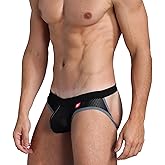 KAREN SPACE Men's Jock Strap Breathable Mesh Sexy Mens Underwear Athletic Supporters for Men