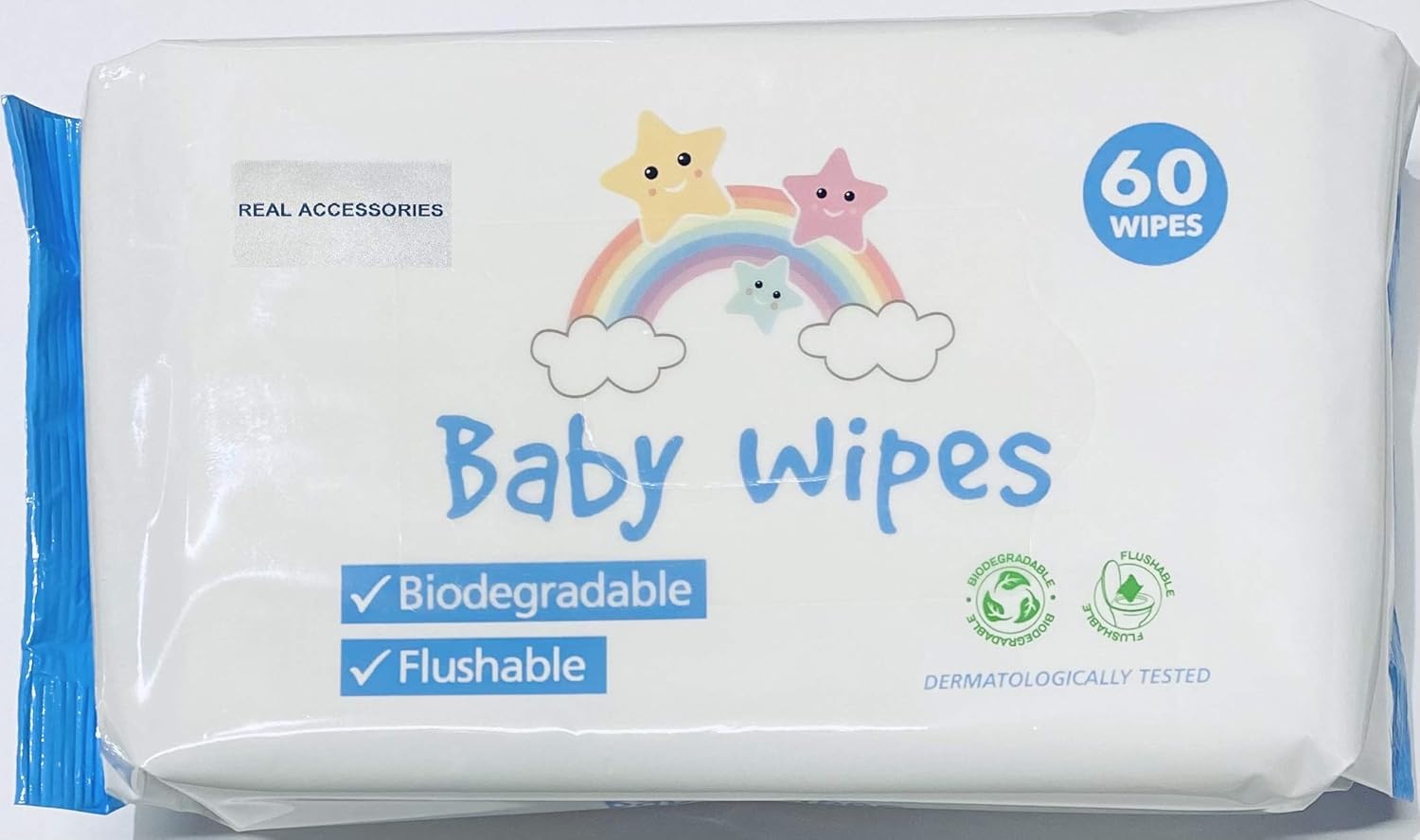 100 Biodegradable Baby Wipes Sensitive Newborn Flushable Baby Wipes 99