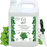 Minty Ant Killer - Natural 5% Peppermint Essential Oil Spray for Bugs, Ants and Insects - Safe for Indoor & Outdoor Use Repellent Spray 128 Fl Oz Gallon Trigger Sprayer
