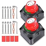 Nilight 2 Pack Battery Switch 12V 24V 48V 275A