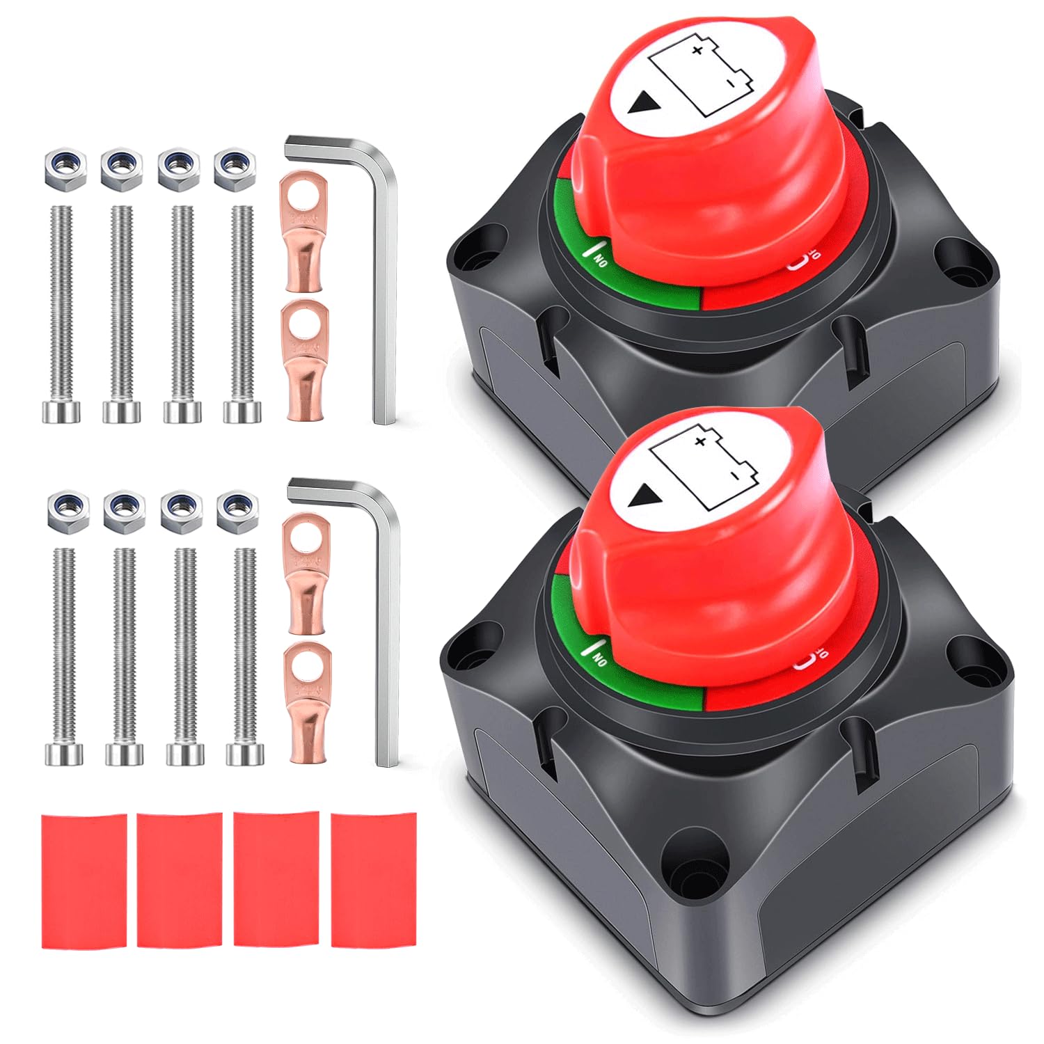 Nilight 2 Pack Battery Switch 12V 24V 48V 275A