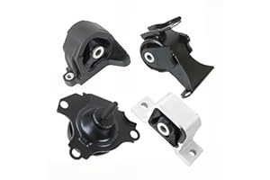 Autodevil Set of 4 Engine Transmission Mount Fit for Acura RSX 2.0L 2002 2003 2004 2005 2006 Engine1998cc Replacement Parts A