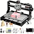 Genmitsu CNC 3018-PRO Router Kit GRBL Control 3 Axis Plastic Acrylic PCB PVC Wood Carving Milling Engraving Machine, XYZ Work
