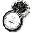 Caviar Star - American Beluga Caviar Food | Pacific White Sturgeon Caviar | Exquisite Fresh Fish Roe Seafood Delicacy for Gourmet Dining | Ideal for Elegant Entertaining, and Blinis for Caviar (1 oz)