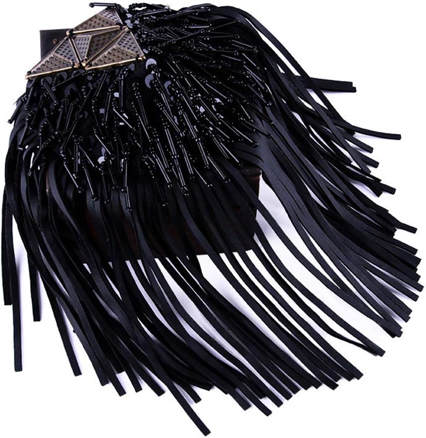Huangwanru Epaulets Women's Men's Retro Brooch Pin Shoulder Badge Tassel Plated Alloy For Party Banquet Wedding Costumes Accessories