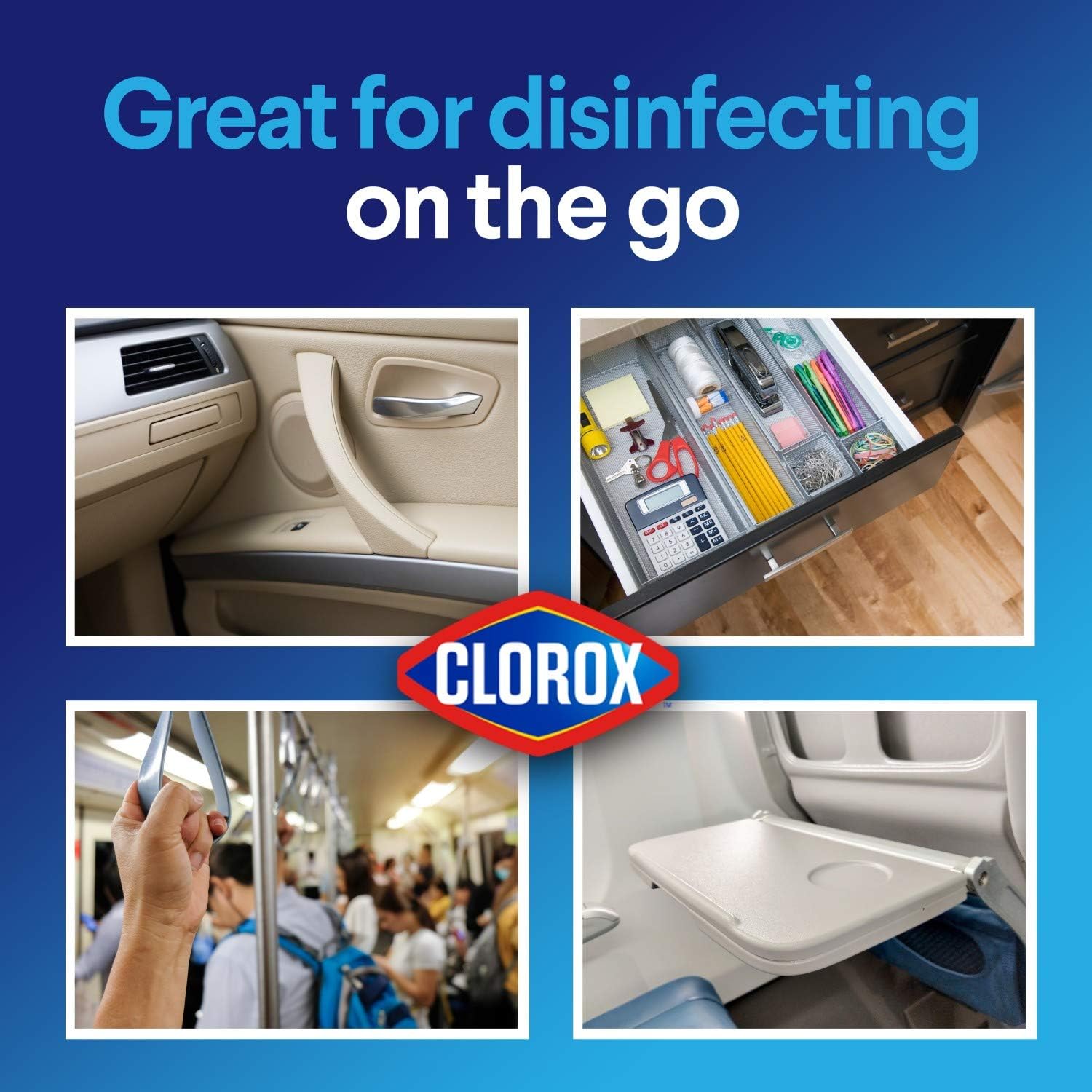 Clorox Disinfecting Wipes, Bleach Free Cleaning Wipes, Fresh Scent, Moisture Seal Lid, 75 Wipes, Pack of 3 (New Packaging): Health & Personal Care