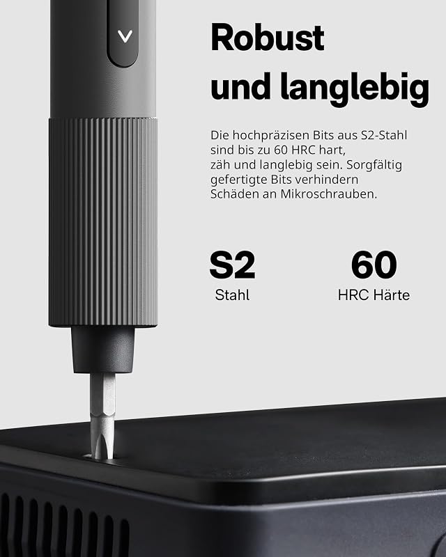 Elektro Schraubendreher Set, 0.2 N.m Magnetischer Schraubenzieher