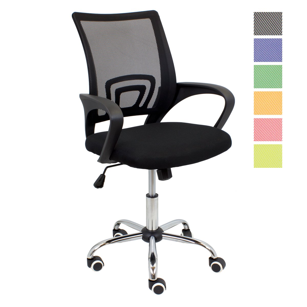 CashOffice Silla de Escritorio Ergonómica Silla de Oficina Giratoria con Respaldo Transpirable