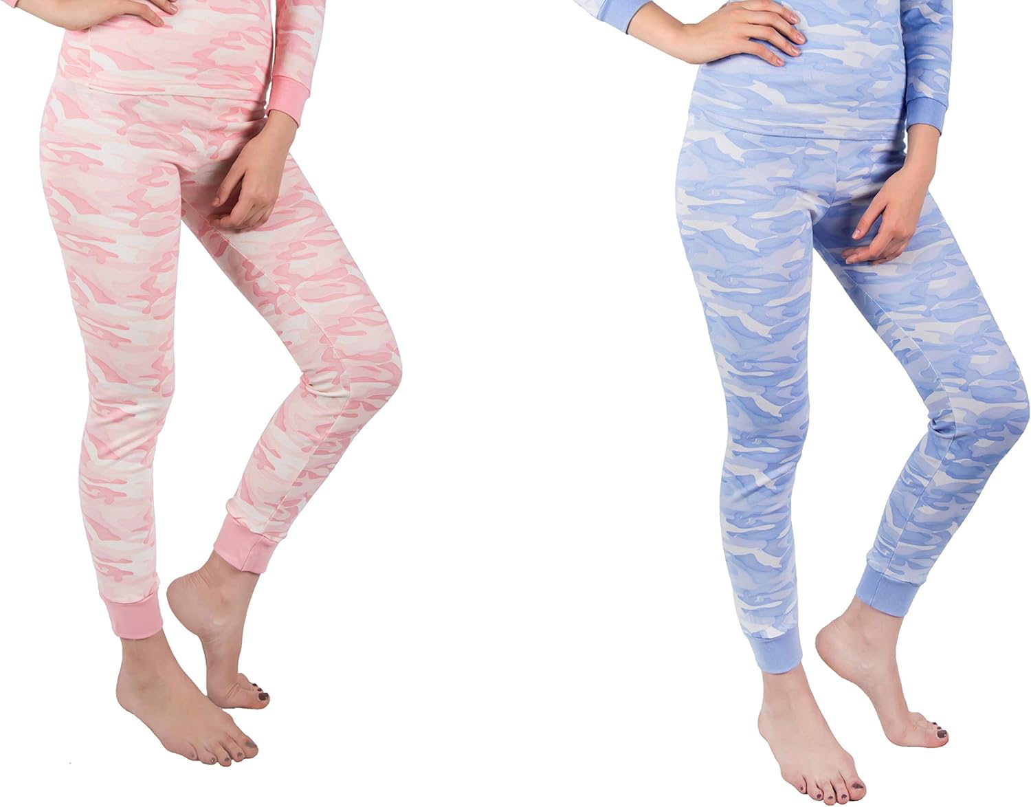 Andrew Scott Women's 2 Pack Long Thermal Fleece Cotton Legging Pants at  Women’s Clothing store