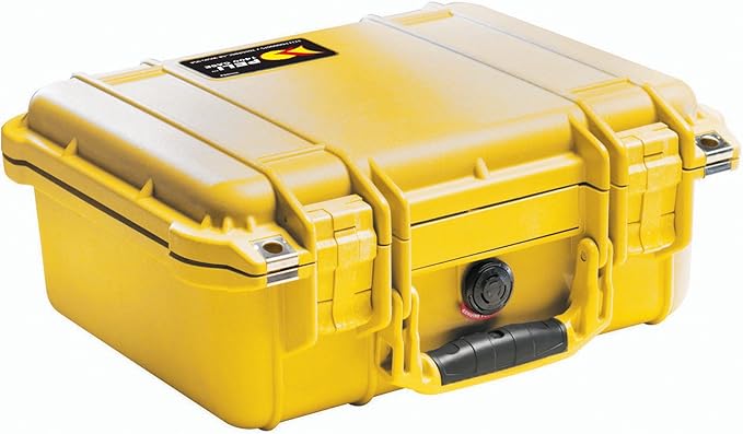 Peli 1400 - Maleta con Aislante de Espuma, Amarillo: Amazon.es: Electrónica