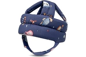 REFLYAWAY Baby Head Protector for Crawling Walking, Baby Helmet Adjustable No Bumps and Soft Cushion, Infant Safety Cap for Kid Learning to Walk