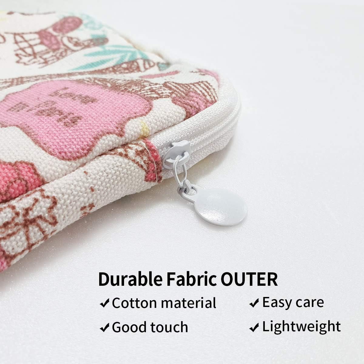 think ECO Menstrual Liner Pads Pouch, Sanitary Napkins Bag, Secret & Cuty (Pouch_Paris): Health & Personal Care