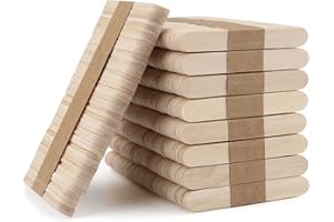 WISYOK 450PCS 2.5 inch Craft Sticks Sticks, Wood Popsicle Sticks, Craft Sticks for Home and School Crafts, Ideal for Arts and Handwork