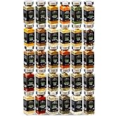 The Spice Lab Organic Spices and Seasonings Set - Complete Starter Spice Set - 30 Jar Spice Kit Variety Pack - Great BBQ, Gri