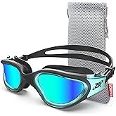 ZIONOR Swim Goggles, G1 MAX Polarized Anti-Fog Swimming Goggles for Men Women
