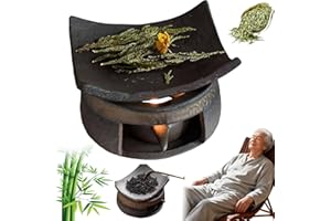 Cedar and Zen Aromatherapy Burner, Ceramic Aromatherapy Stove Essential Oil Burner, Tea Light Candle Holders Teapot Warmer, I