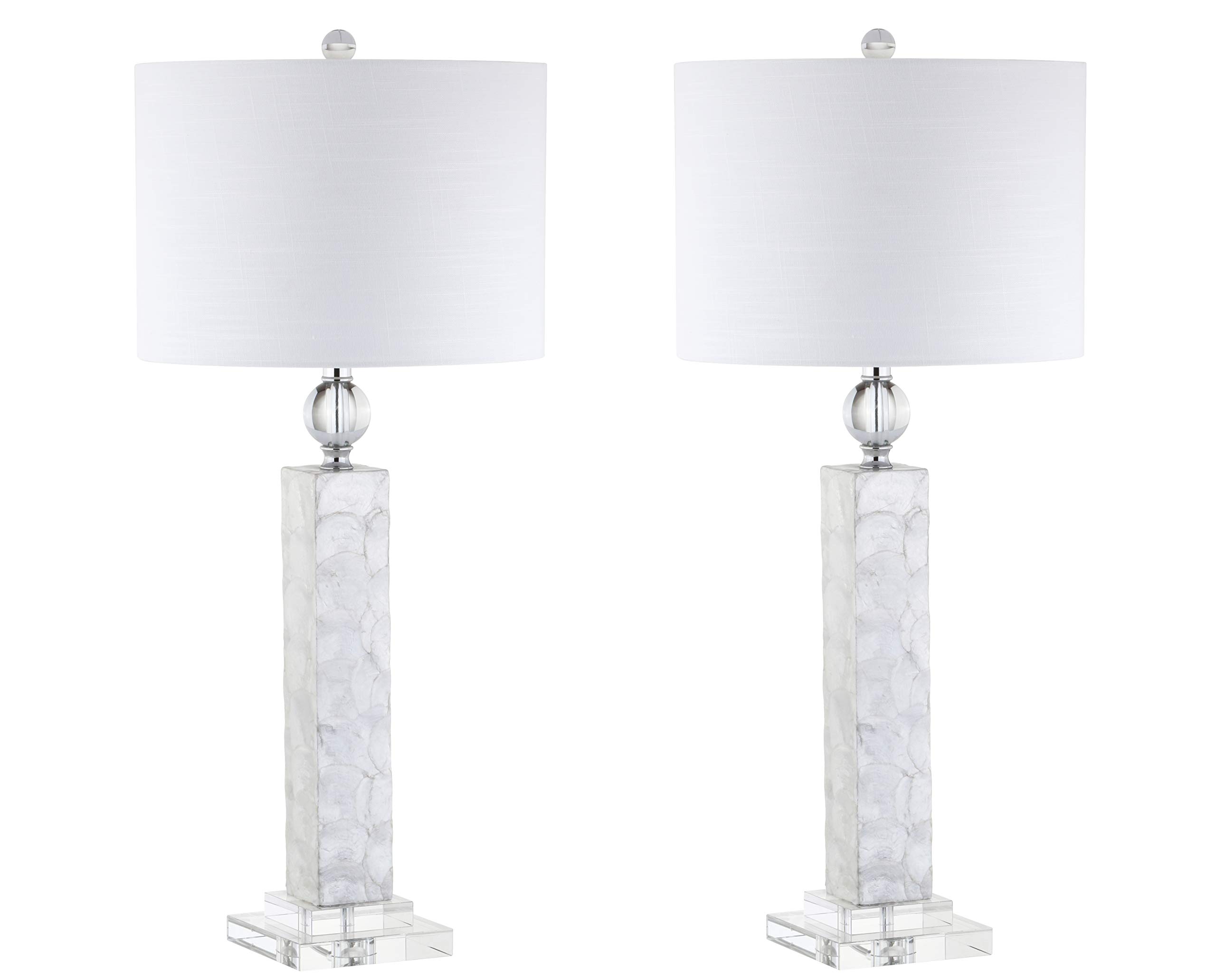 JONATHAN Y JYL4006A-SET2 Table Lamp (Set of 2), White