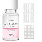 SIRUIMAO Premium Drying Lotion with Swab, Overnight Solution For Face and Body, Dry Out Pimples, Blemishes, Zits And Clean Pores, 12ml / 0.41 FlOz