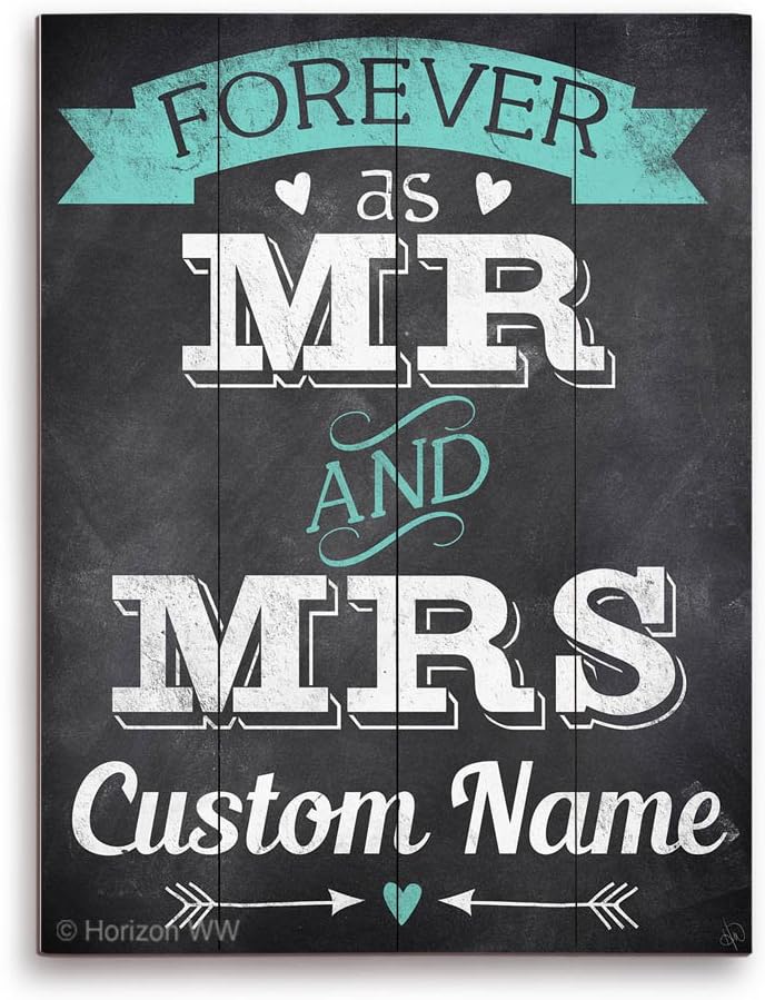 Amazon Com Forever As Mr And Mrs Wedding Announcement Banner