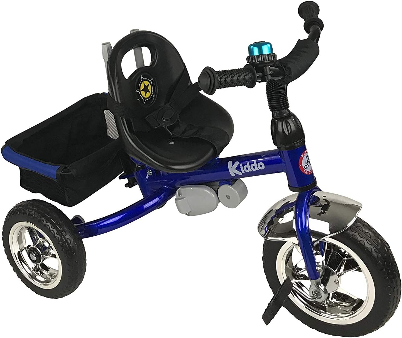 Super Saturday Kiddo Blue Smart New Design 4 in 1 Childrens Tricycle Kids Trike 3 Wheel Bike