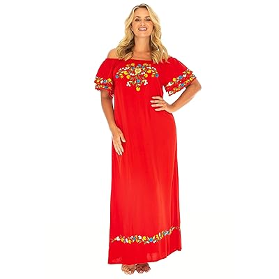 sachin and babi light blue dress Embroidered Mexican Dresses main image 0